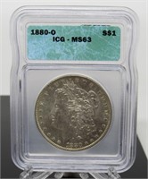 1880 - O Morgan Silver Dollar