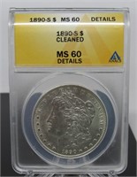 1890 - S Morgan Silver Dollar
