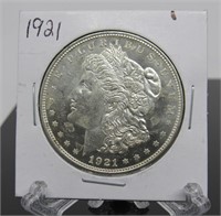 1921- P Morgan Silver Dollar