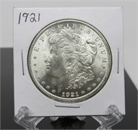 1921- P Morgan Silver Dollar