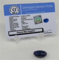21.25 ct Natural Blue Sapphire Gemstone