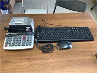 Canon Office Calculator & New HP Computer Keyboard