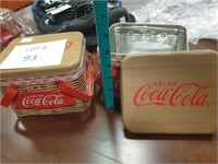 Collector tins by Coca-Cola