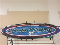 One, non working, Bud Light neon sign