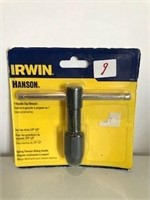 IRWIN T-HANDLE TAP WRENCH