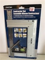 2PC ROK CONTRACTOR COMBINATION SQUARE SET