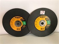 2PC DEWALT 7”X1/8” MASONRY CUTTING WHEEL