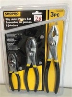 SHOPRO 3PC SLIP AND JOINT PLIERS SET