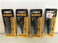 4PC DEWALT MAGNETIC NUT DRIVERS