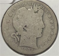 1894 Barber Half Dollar Semi Key