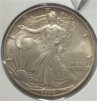 1994 Silver Eagle Gem BU