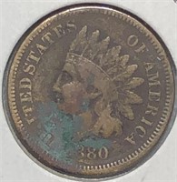 1880 Indian Cent F