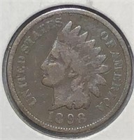 1898 Indian Cent Vg