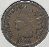 1899 Indian Cent F