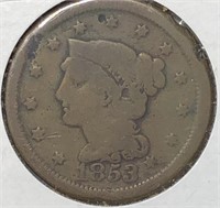 1853 Large Cent G