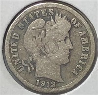 1912-D Barber Dime