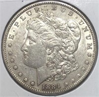 1884 Morgan Dollar Unc