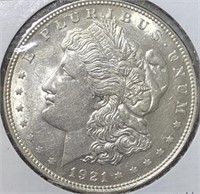 1921 Morgan Dollar UNC