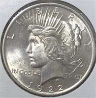 1922 Peace Dollar UNC