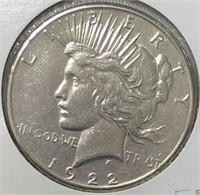 1922-S Peace Dollar XF