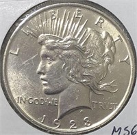 1923 Peace Dollar MS 64