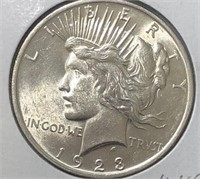 1923 Peace Dollar UNC