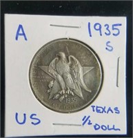1935 S Texas Comm Half Dollar (Silver)