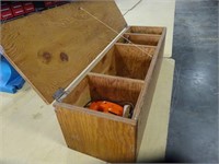 Wood Carpenters Box with Skil Saw