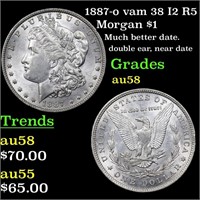 1887-o vam 38 I2 R5 Morgan Dollar $1 Graded Choice