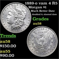 1889-o vam 4 R5 Morgan Dollar $1 Graded Choice AU/