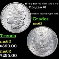 1878-p Rev '79 vam 228-s R6 Morgan Dollar $1 Grade
