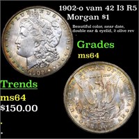 1902-o vam 42 I3 R5 Morgan Dollar $1 Graded Choice