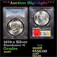 ***Auction Highlight*** PCGS 1976-s Silver Eisenho