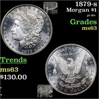 1879-s Morgan Dollar $1 Graded Select Unc