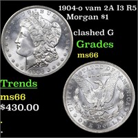 1904-o vam 2A I3 R5 Morgan Dollar $1 Graded GEM+ U