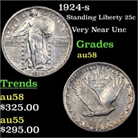 1924-s Standing Liberty Quarter 25c Graded Choice