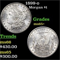 1899-o Morgan Dollar $1 Graded GEM+ Unc