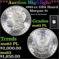 ***Auction Highlight*** 1885-cc GSA Hoard Morgan D