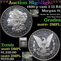 ***Auction Highlight*** 1896-p vam 3 I3 R4 Morgan