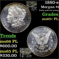 1880-s Morgan Dollar $1 Graded GEM+ PL