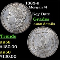 1883-s Morgan Dollar $1 Graded AU Details