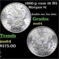 1890-p vam 16 R5 Morgan Dollar $1 Graded Choice Un