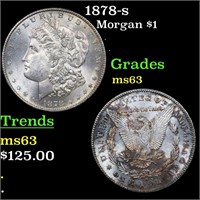 1878-s Morgan Dollar $1 Graded Select Unc