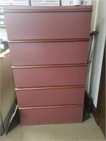 5 drawer lateral file cabinet