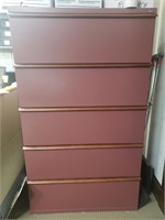 5 drawer lateral file cabinet