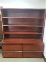 Bookshelf with cabinet