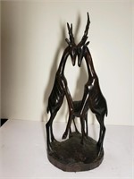 3 impala statue