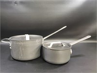 2 Commercial Aluminum Pots
