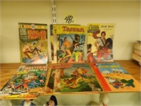 10 Assorted Comic Books - Tarzan, Kung-Fu, Etc.