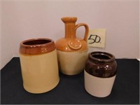 Western Mug, Donald Fisher Whiskey Bottle, Jar